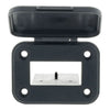 Hulk 4x4 Pkt 1 Black Plastic Cover T/S 50Amp Connector W/ Flip Lid,