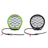 Hulk 4x4 7" Round Led Driving Lamp - Green/Black Bezel