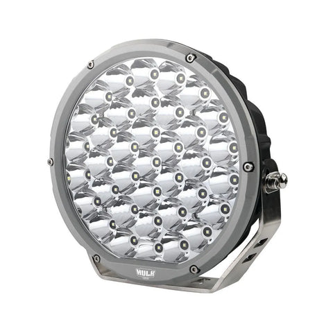 Hulk 4x4 9" Round Led Driving Lamp - Silver Bezel