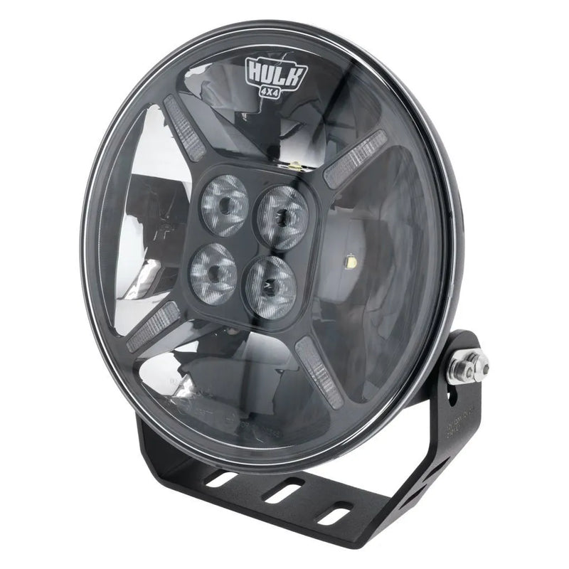 Hulk 4x4 9" Round Led Driving Lamp Drivng Beam - Black