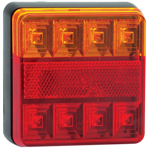 Hulk 4x4 Led Stop/Tail/Indic Lamp 12V With Reflex Reflector