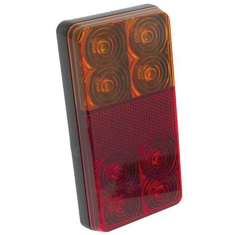 Hulk 4x4 Led Stop/Tail/Indicator Lamp 12V w/ Reflex Reflector - 1 Pack
