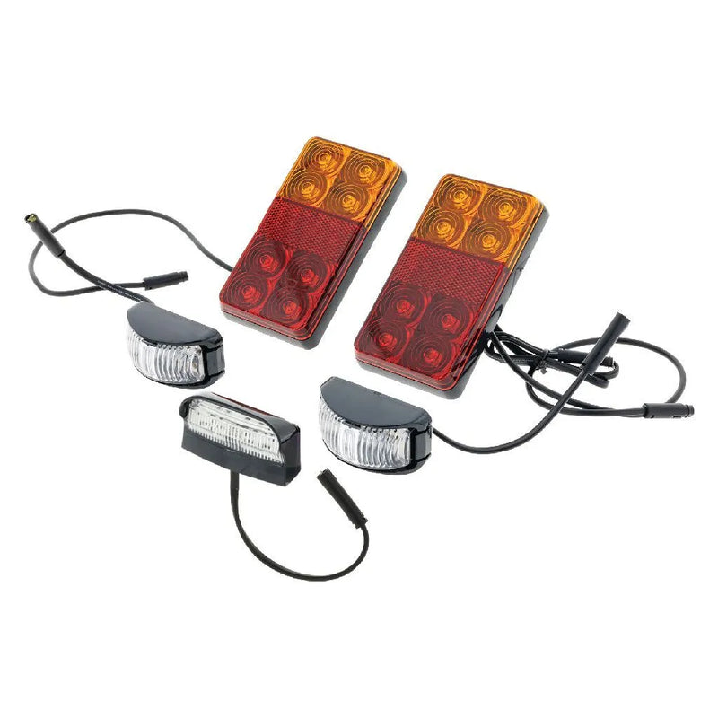 Hulk 4x4 HU9647 Trailer Lamp Kit incl uding 8M Lead