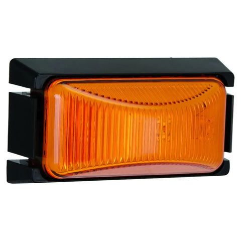 Hulk 4x4 Led Side Marker Lamp 12/24V Black Base - Amber