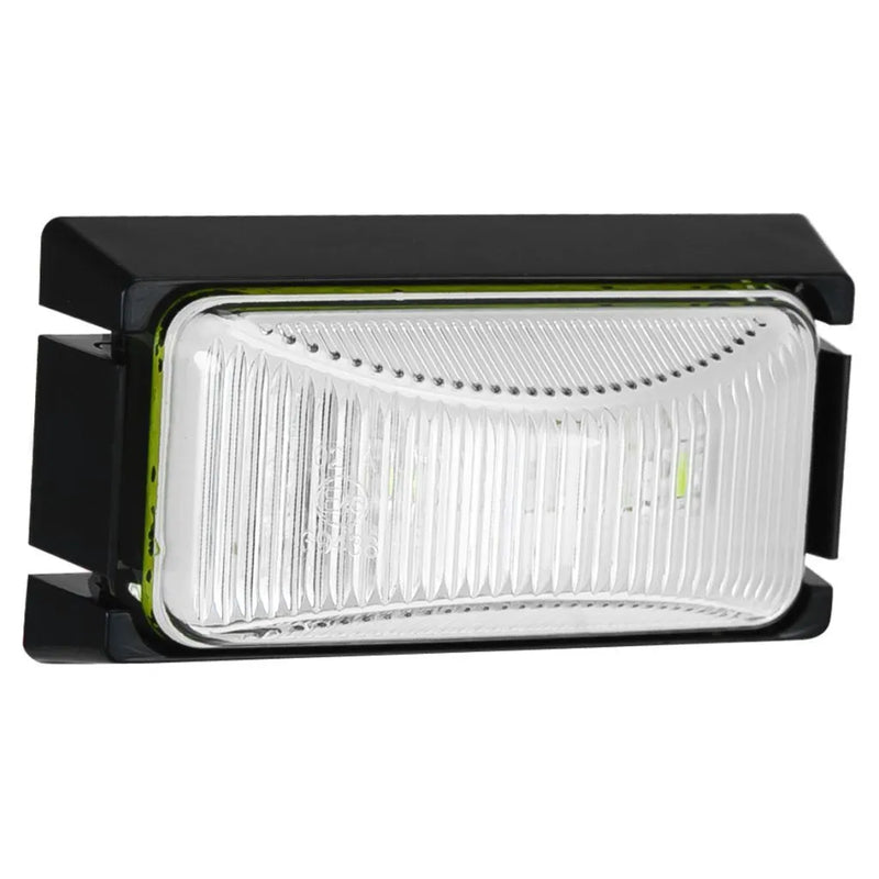 Hulk 4x4 Led Side Marker Lamp 12/24V Black Base - White