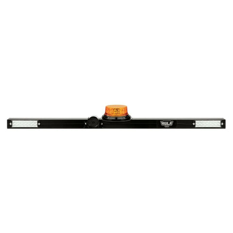 Hulk 4x4 Minebar 12/24V w/Amber Led Beacon, 97Db Alarm - 1275mm (Ranger/D-Max) — fits Toyota Landcruiser 70 Series...