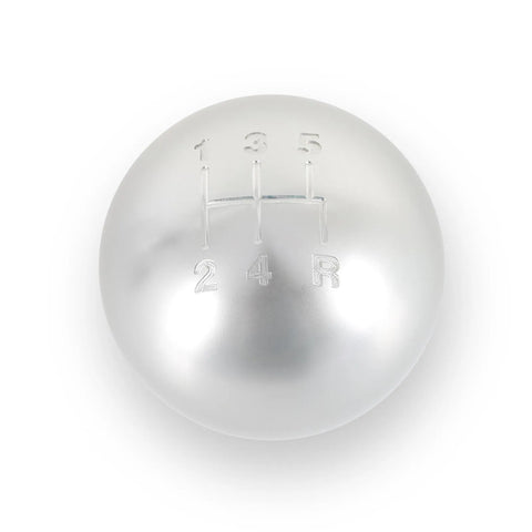 Hurst Billet Shift Knob - 5-Speed Pattern - Silver Fits Shifters with M16 x 1.5 Thread - Inserts for 3/8-16 and 3/8...