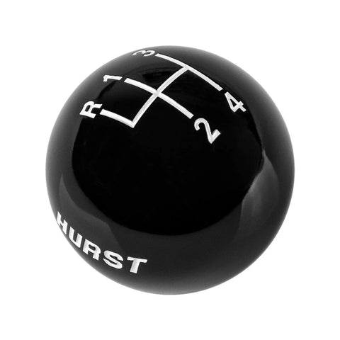 Hurst Shift Knob - 4-Speed - Black Fits Shifters with 3/8-16 Threads