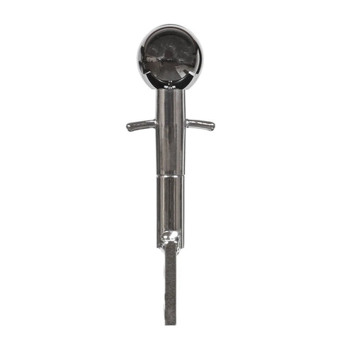 Hurst Shifter Stick - Chrome Shift Knob - C2 Corvette Factory Look 1964-1967 Corvette Shift Handle - 7.00-in Tall...