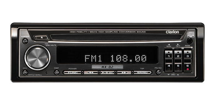 Clarion Audio Cd/Tuner Reference 8 Rca's HXD2