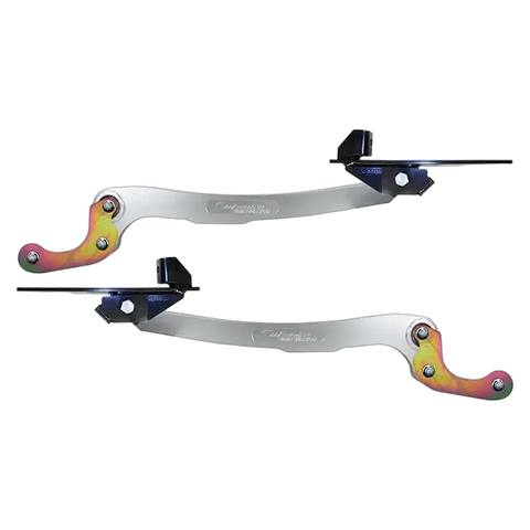 Superior Engineering Hyperflex Radius Arms With Drop Boxes Suitable - 2-3 Inch 50-75mm Castor Correction - Pair (Pa...