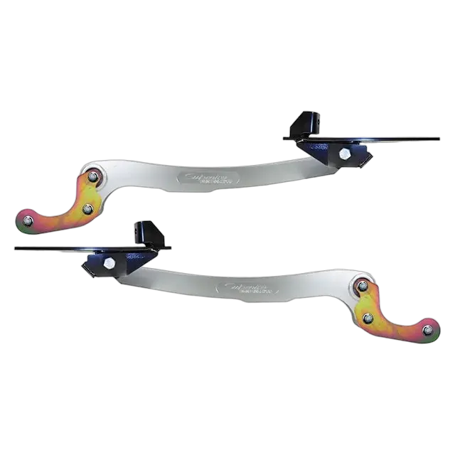 Superior Engineering Hyperflex Radius Arms With Drop Boxes Suitable - 2-3 Inch 50-75mm Castor Correction - Pair (Pa...