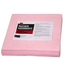 Spillcrew Hazchem Absorbant Pad 45cmx45cm Standard 50