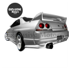 R33 GTS / GTR Bee-R Style GT Rear Spoiler Wing
