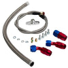 Maxpeedingrods Anti Surge Turbocharger T3 Gt30 Gt3037 Gt3076 Turbo Oil Drain Inlet Outlet Lines