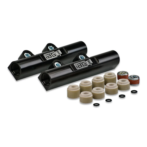 IAG Performance V3 Top Feed Fuel Rails - Black Finish (WRX 02-14/STI 07-21) — fits Subaru Forester