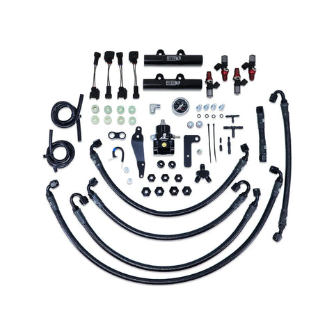 IAG Performance PTFE Fuel System Kit w/ ID Injectors, Aeromotive FPR, Fuel Rails 1700cc (WRX 08-14/STI 08-21) — fit...