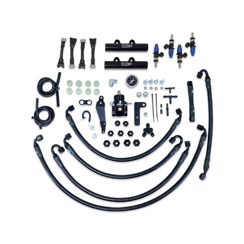 IAG Performance PTFE Fuel System Kit w/ FIC Injectors, Aeromotive FPR, Fuel Rails 1200cc (WRX 08-14/STI 08-21) — fi...