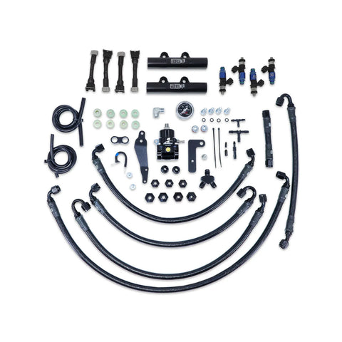 IAG Performance PTFE Fuel System Kit w/ FIC Injectors, Aeromotive FPR, Fuel Rails 1650cc (WRX 08-14/STI 08-21) — fi...