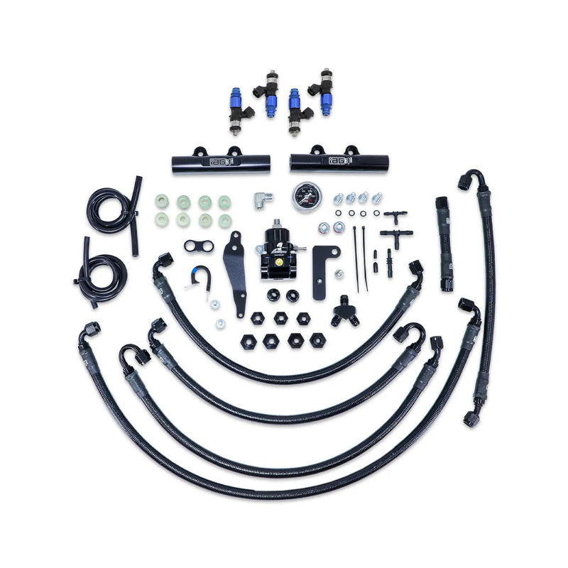 IAG Performance PTFE Fuel System Kit w/ FIC Injectors, Aeromotive FPR, Fuel Rails 2150cc (WRX 08-14/STI 08-21) — fi...