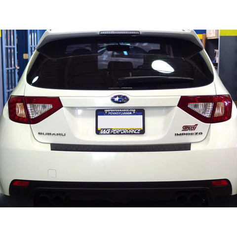 IAG Performance RockBlocker Tail Light Overlay Film Kit - Red/Clear (WRX/STI 08-14) — fits Subaru STI