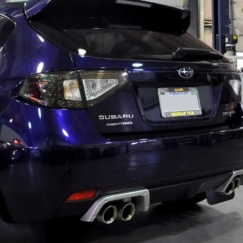 IAG Performance RockBlocker Smoked/Clear Tail Light Overlay Film Kit (WRX/STI 08-14) — fits Subaru STI