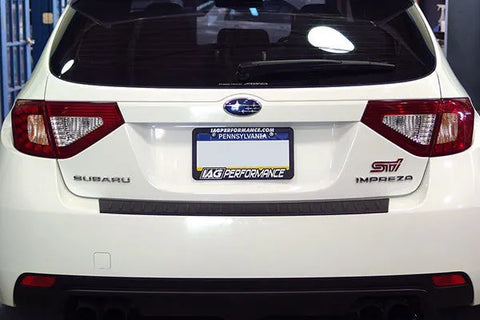 IAG Performance RockBlocker Smoked Half Tail Light Overlay Film Kit (WRX/STi 06-07) — fits Subaru STI