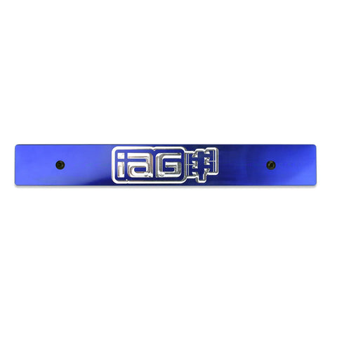 IAG Performance Standard Mount Tag Delete - Blue (WRX/STI 06-14) — fits Subaru STI