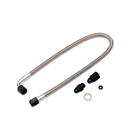 IAG Performance High Pressure Braided Power Steering Line Rotated Turbo Routing (WRX 02-07/STI 04-07)