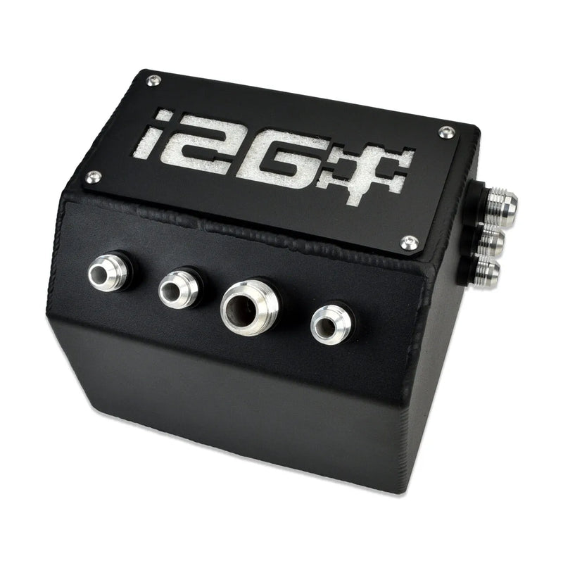 IAG Performance Universal Drag Catch Can - Black Finish