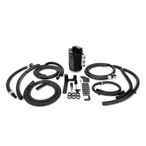 IAG Performance LHD Only! - V3 Street Series Air / Oil Separator - Black (WRX 15-21) — fits Subaru Impreza