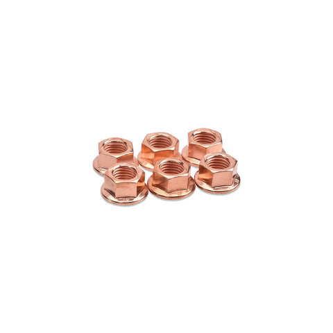 IAG Performance M10 Copper Exhaust Nuts - Pack of 6 (FXT 04-13/STI 04+) — fits Subaru Forester