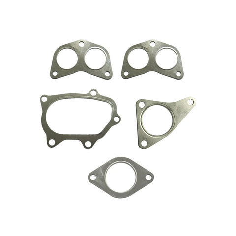 IAG Performance Subaru Stainless Steel Exhaust Gasket Set 5 Piece (FXT 04-13/STI 04+) — fits Subaru Forester