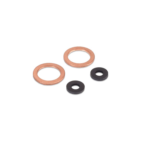 IAG Performance Replacement Seal Kit for High Pressure Braided Power Steering Lines (FXT 04-13/STI 04+) — fits Suba...