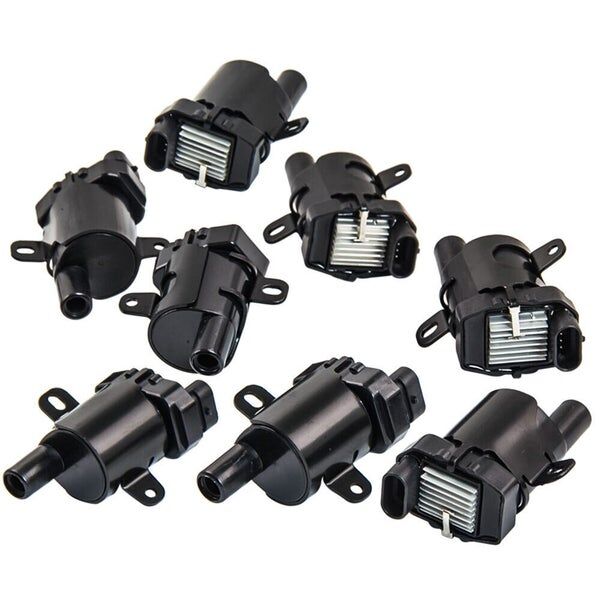 8x Round Ignition Coils New For Chevrolet GMC Hummer 5.3L 6.0L 4.8L C1251 UF-262