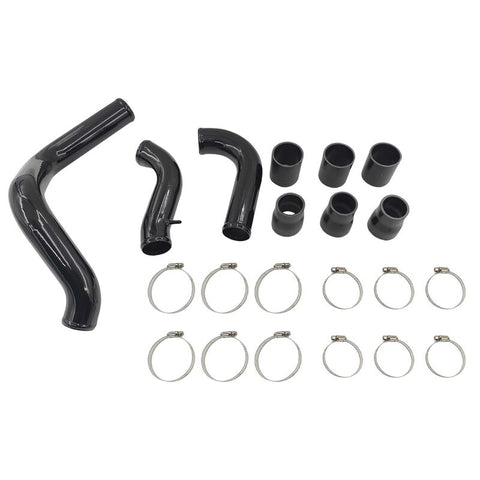 Intercooler Piping Kit With Joints & Clamps Black to suit Nissan Navara D40 Turbo 2.5L YD25DDTI — image 1