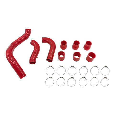 Intercooler Piping Kit With Joints & Clamps Red to suit Nissan Navara D40 Turbo 2.5L YD25DDTI Engine — image 1