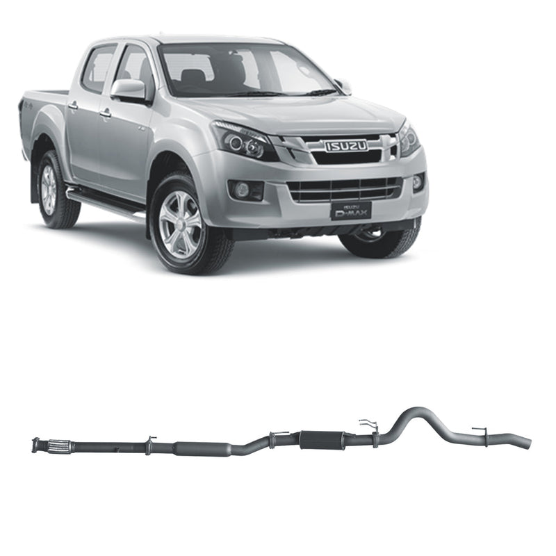 Redback Extreme Duty Exhaust 3in DPF Back (No Cat With