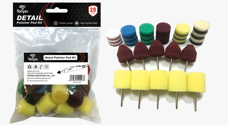 Tonyin Pad Kit For Detail Polisher TP28
