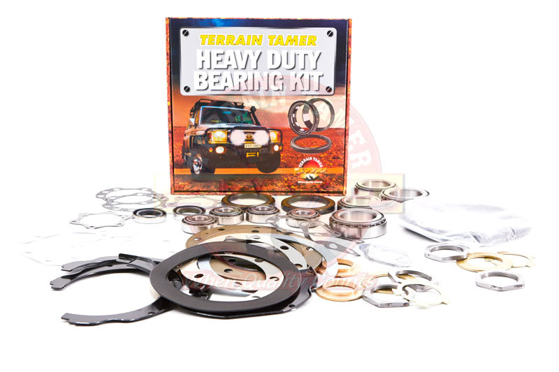 Terrain Tamer Heavy Duty High Performance Swivel Hub Major Repair Kit w/ Wheel Bearings - Toyota Land Cruiser FZJ HZJ HDJ 78/79/80/105, VDJ/76/78/79 - Terrain Tamer