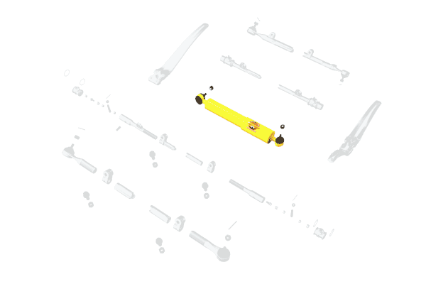 Heavy Duty Steering Damper - Toyota Landcruiser 79 Series 2007+ Terrain Tamer - Terrain Tamer