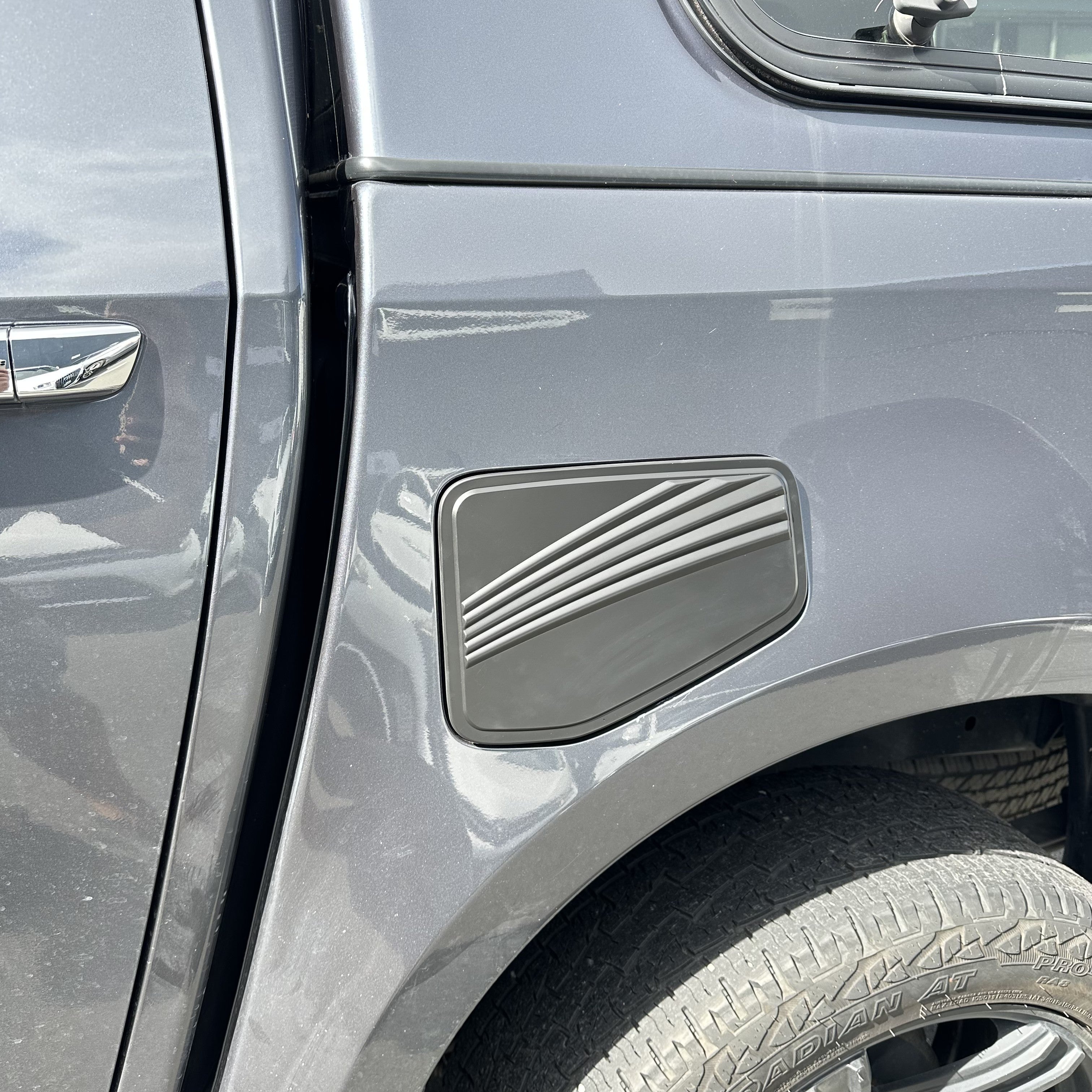 Fuel Tank Cap Cover ISUZU D MAX 2021-2023 Matte Black