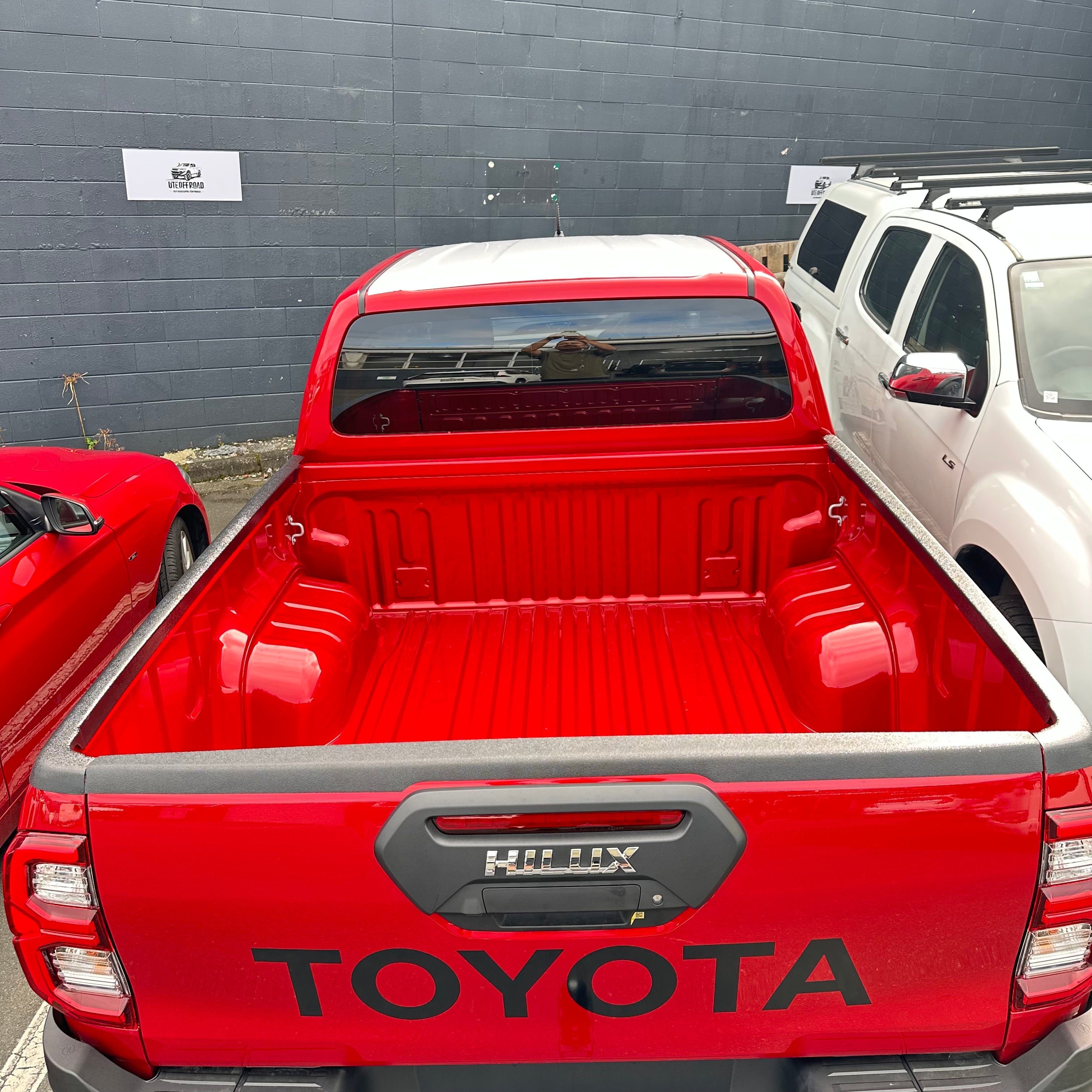 Bedside Rail Covers-3 Piece Set Toyota Hilux 2021+ Textured Black