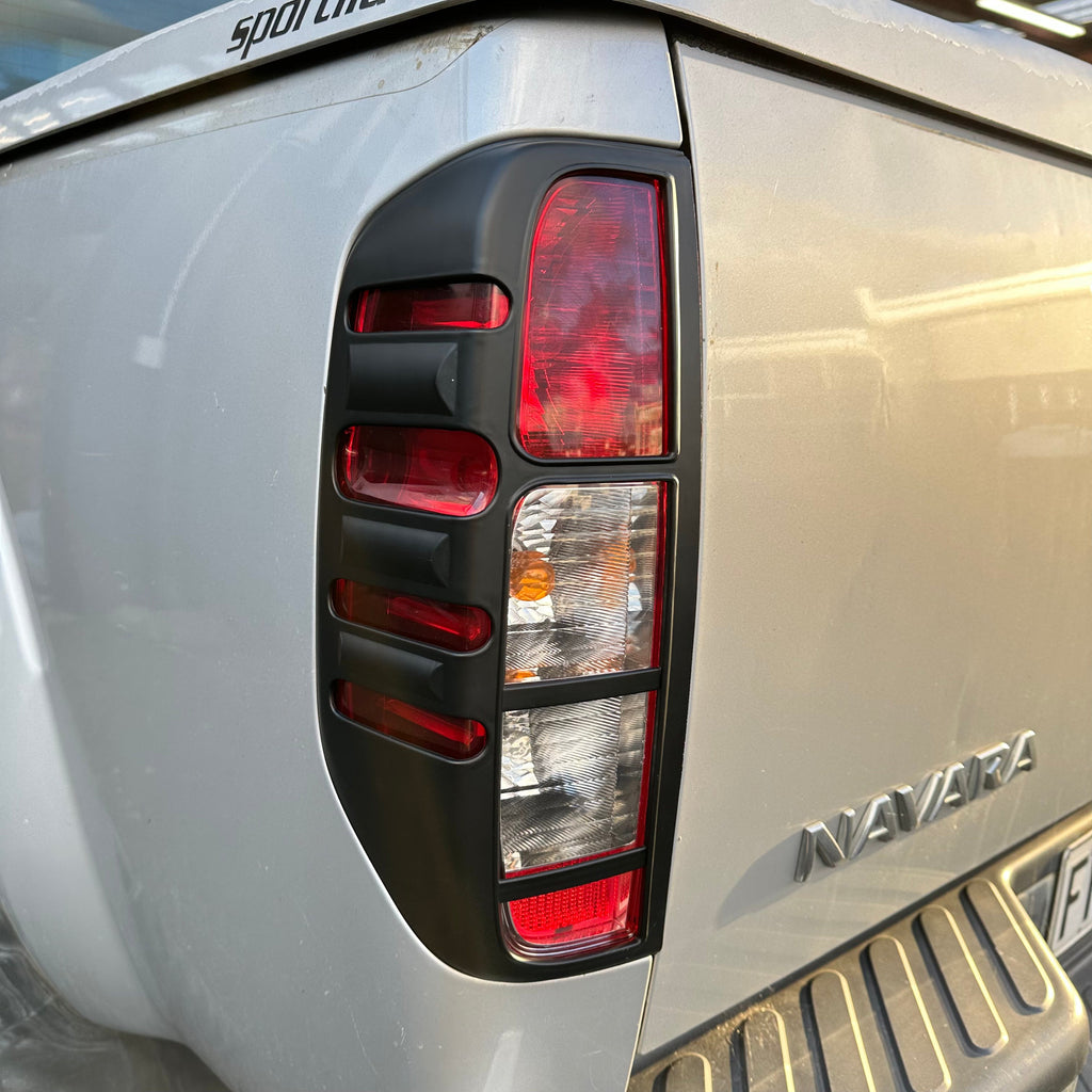 Taillight Covers Nissan Navara D40 2005-2015 Matte Black Thai model/Spain Model