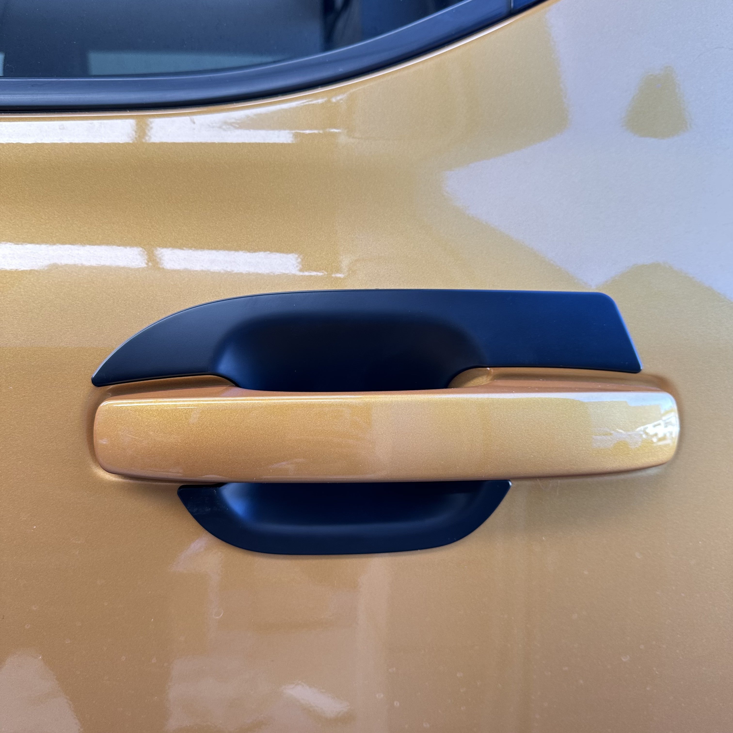 Matte Black Door Bowl Inserts for Ford Ranger 2022 4‑Piece