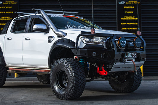 Rockarmor Gt Steel Hoop Bullbar - Ford Ranger  Px 2 & 3  (Wildtrack)(Full Bar Replacement)