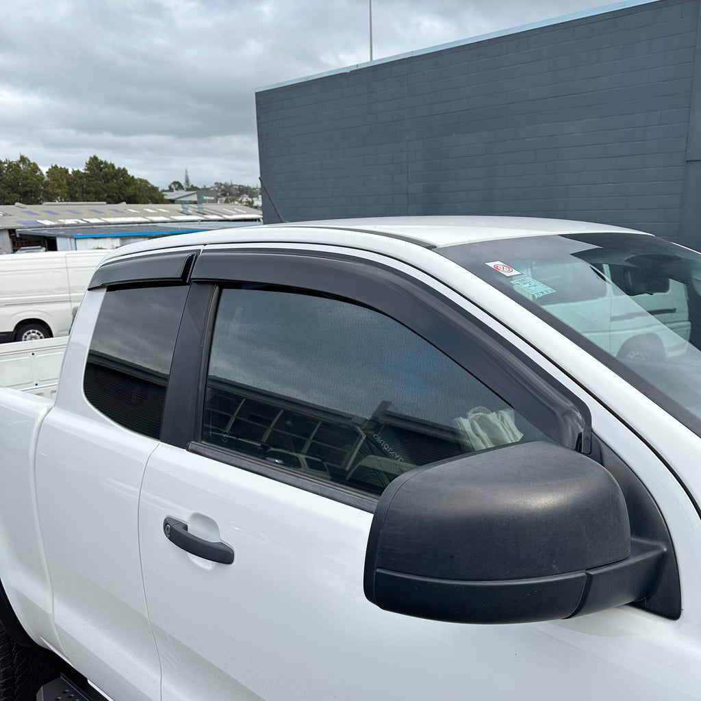 DOOR VISORS Ford Ranger PX1 PX2 PX3 2012-2021 Super Cab