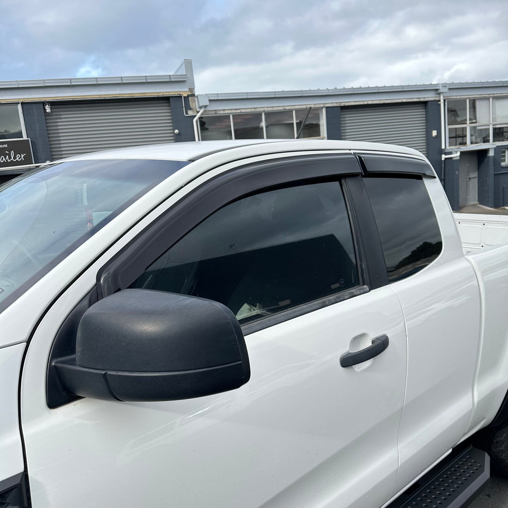 DOOR VISORS Ford Ranger PX1 PX2 PX3 2012-2021 Super Cab
