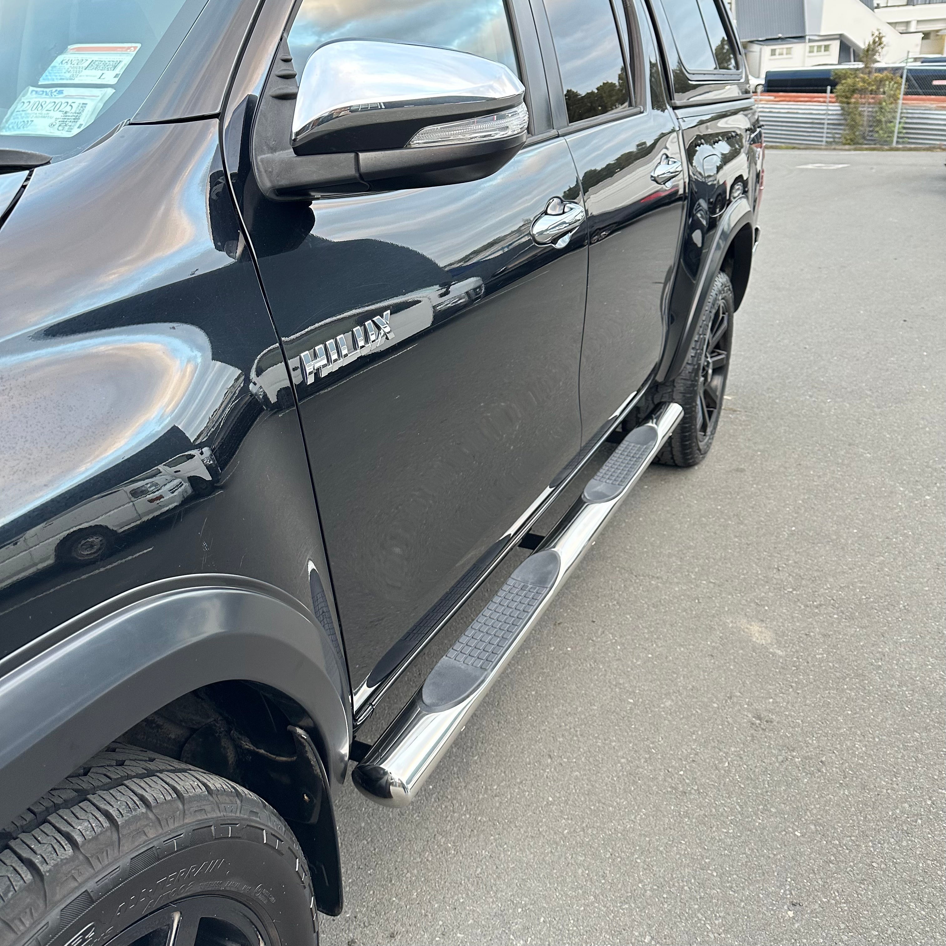 Running Board 4 inch Oval Tube Stainless Steel Hilux Revo 2015-Current Double Cab