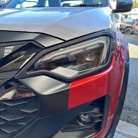 Headlight Covers Isuzu D-Max 2024+ Matte Black